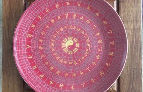 Compass hanging plate